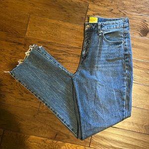 Circus NY, High Rise Relaxed Straight Jeans, size 31